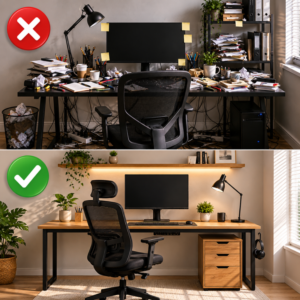 Les erreurs les plus fréquentes dans l’aménagement d’un bureau